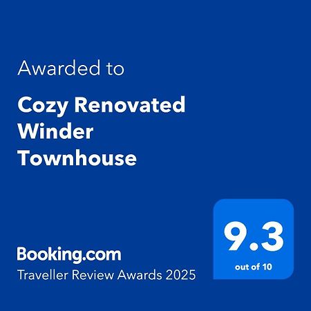 Cozy Renovated Winder Townhouse Traveller Awards 2025 Winner エクステリア 写真