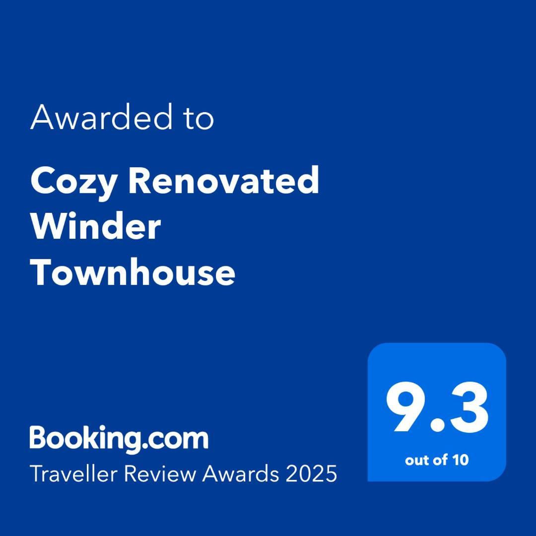 Cozy Renovated Winder Townhouse Traveller Awards 2025 Winner エクステリア 写真